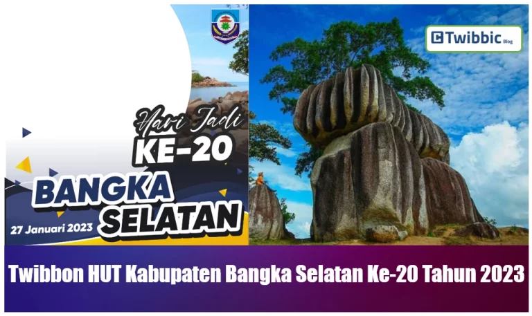 Twibbon HUT Kabupaten Bangka Selatan Ke-20 Tahun 2023
