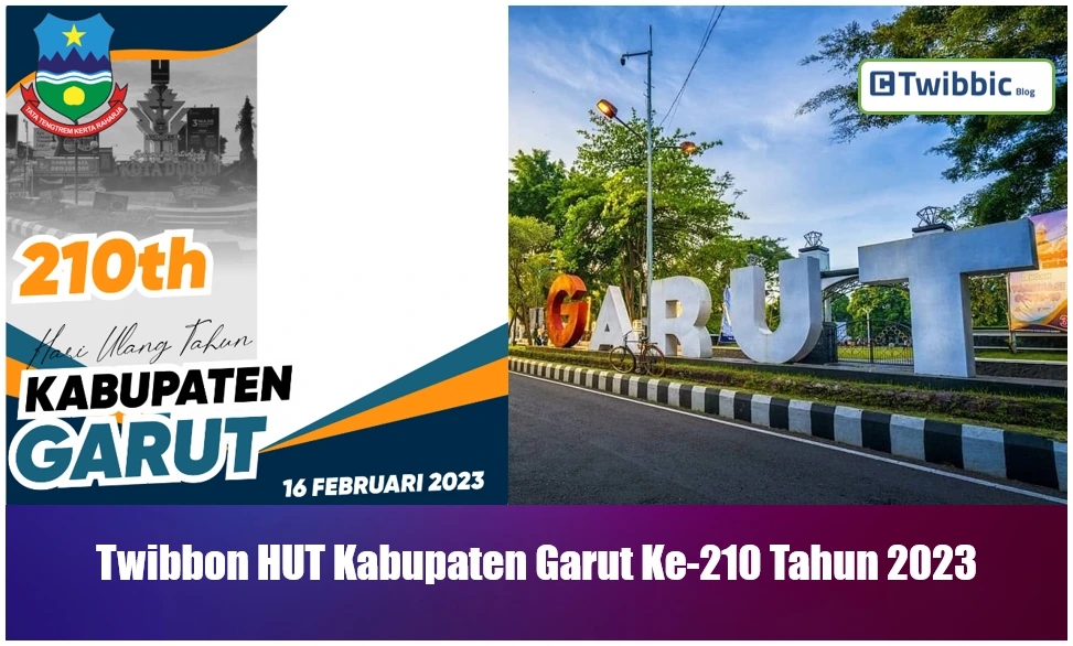 Twibbon HUT Kabupaten Garut Ke-210 Tahun 2023