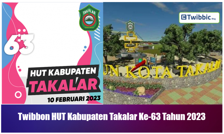 Twibbon HUT Kabupaten Takalar Ke-63 Tahun 2023
