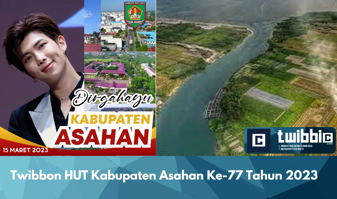 Twibbon HUT Kabupaten Asahan Ke-77 Tahun 2023
