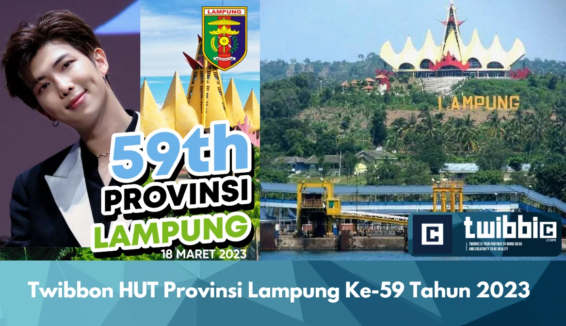 Twibbon HUT Provinsi Lampung Ke-59 Tahun 2023