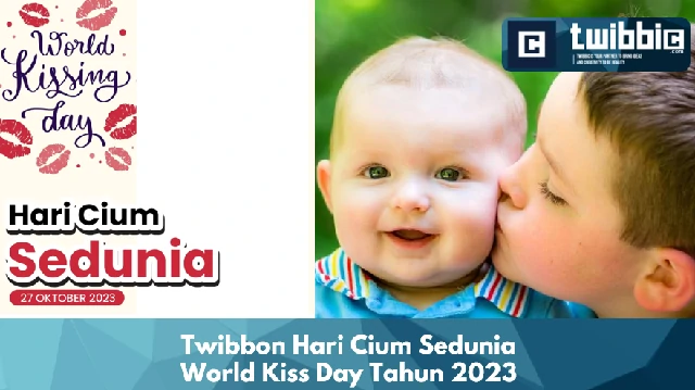 Twibbon Hari Cium Sedunia World Kiss Day Tahun 2023