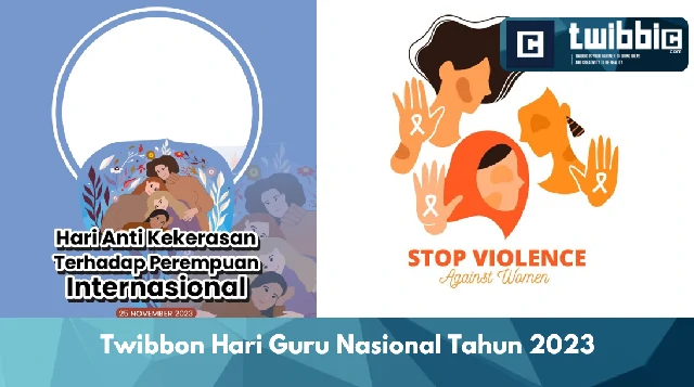 Twibbon Hari Anti Kekerasan Terhadap Perempuan Internasional Tahun 2023